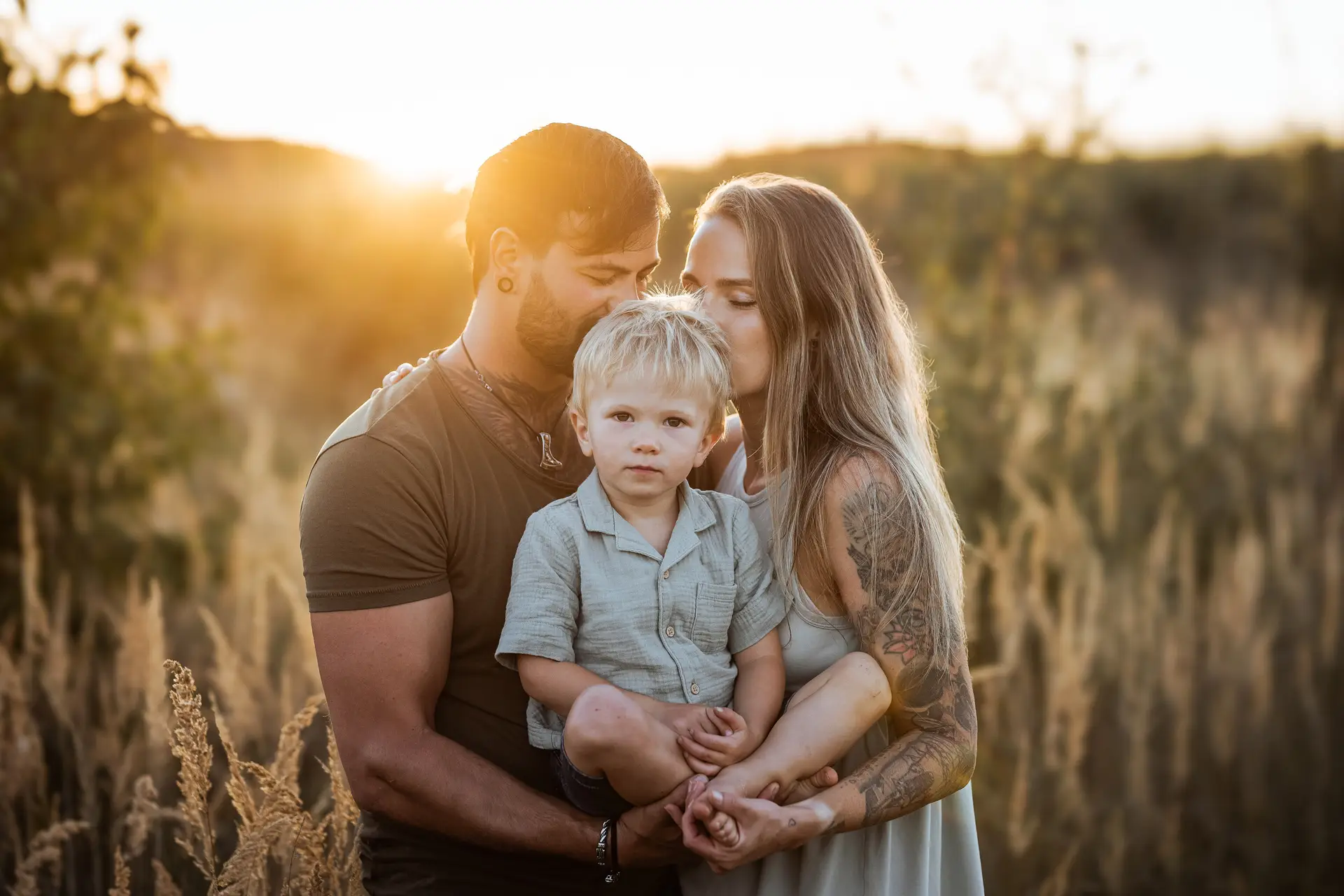 rodinne-foceni-v olomouci-při-zapadu-slunce